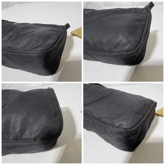 PRADA Tessuto Pochette Accessory Shoulder Bag Black - Picture 14 of 15